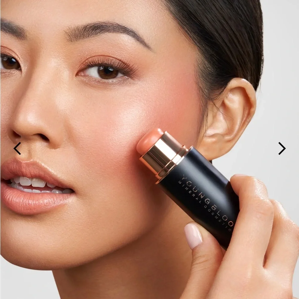 Youngblood Mineral Cosmetics VividLuxe Creme Blush Stick, Bellini shade